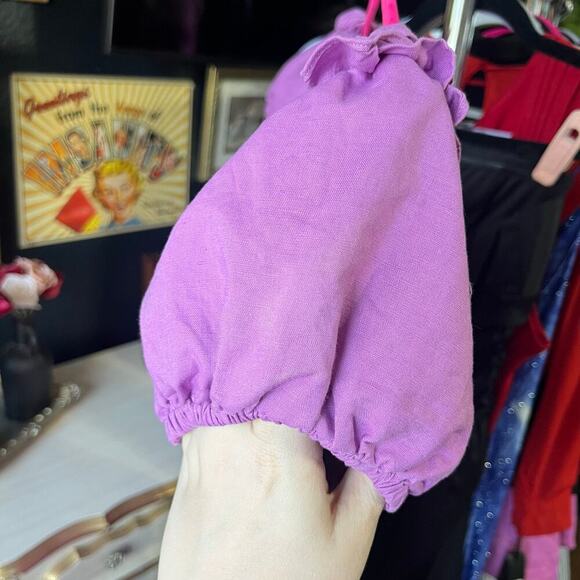 Miss Circle Quinley Lilac Linen Midi Dress - Picture 14 of 15